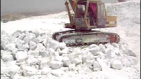 Gypsum open cast mines,with highest purity of gypsum in the world