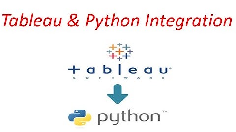 Tableau with Python Integration | Python Tableau Integration | TabPy |Part - A