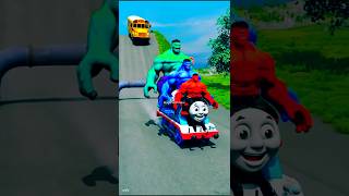 👺Hulk &amp; Capsule Bus vs Low ⁉️Pipes BeamNG Drive#simulator#gamingvideo#automobile #beamngrao
