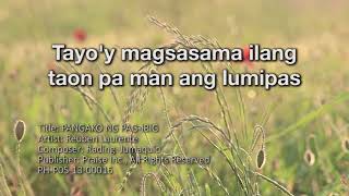 Miniatura de vídeo de "Pangako Ng Pag Ibig-Reuben Laurente"