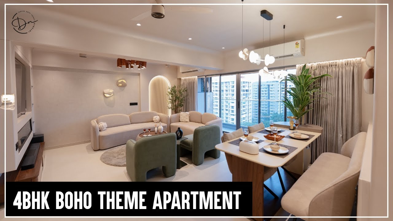 Illustration of Energy-Themed Apartment Interior Design