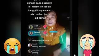 Viral Menyedihkan Ibu ibu Live Tiktok Sambil Berendam di air sampai tengah malam !