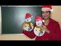 christmas board decoration ideas / christmas decorations / christmas decor / snowman craft