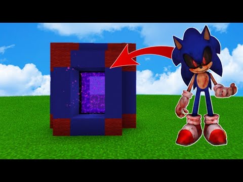 HOW To Make a PORTAL to the Sonic.exe in Minecraft Pocket Edition