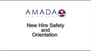 Amada New Hire | Safety & Orientation (NEW CUT)