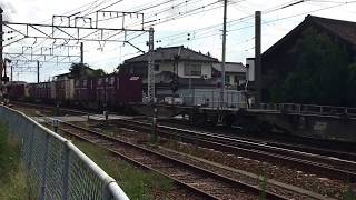 EF65-2127牽引 3071レ 磐田駅通過