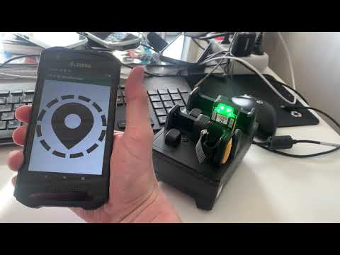 Find my Zebra Ring Scanner RS5100 by notification LED and sound (Swedish)
