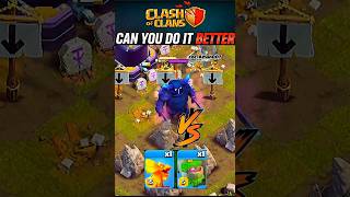 Golem Quarry + Lizard Pet vs M.O.M.M.A P.E.K.K.A Challenge! 🔥 #coc #clashofclans #shorts