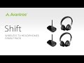 Avantree Shift - Wireless TV Headphones Family Pack, Easily Swap Between TVs, TV Ready Headphones