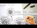 How To Draw Flowers 🌼ADVANCED🌼 Bullet Journal Flowers