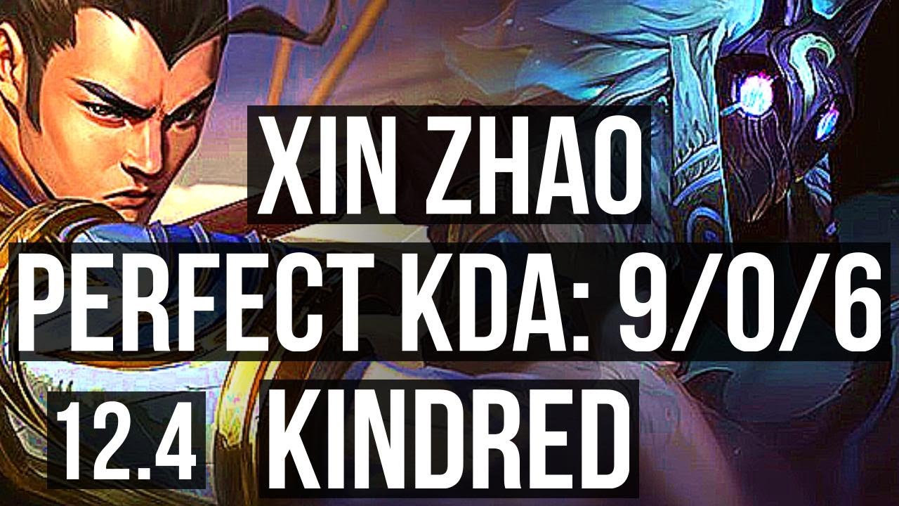 XIN ZHAO vs KINDRED (JNG) | 9/0/6, Legendary, 300+ games | NA Grandmaster | 12.4