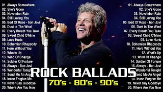Scorpions, Bon Jovi, Aerosmith, GNR, U2, Led Zeppelin, CCR - Slow Rock Ballads 70's 80's 90's