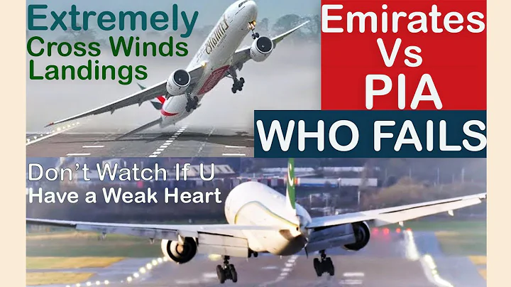 PIA Vs Emirates| Extremely Cross Winds Landing| Who fails to Land| Watch If u Dont Have a Weak Heart