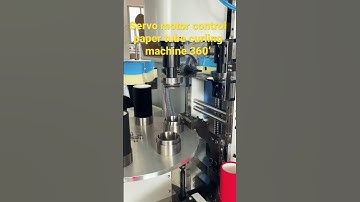 Semi-automatic servo motor control paper tube can curling machine