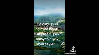 Ha Ölmüşsün Ağlayanın Yok...