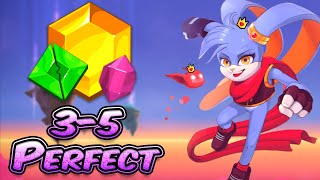Kaze And The Wild Masks - Stage 3-5 - All Letters, Bonus Stages & Crystals + No Damage.