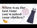 When was the last time you washed your clothes? - International Standard for Sustainable Fashion PSA