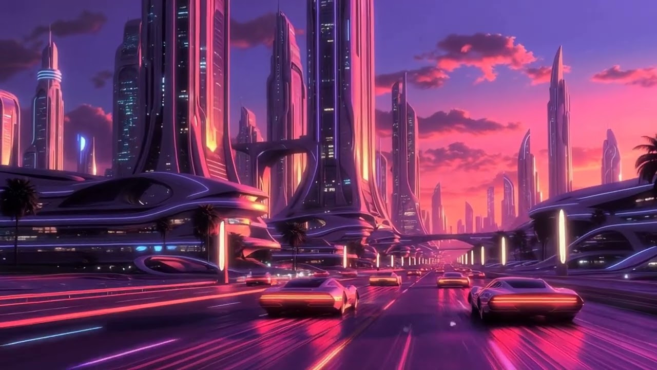 Cyber Skyline — Endless Synthwave City Flow