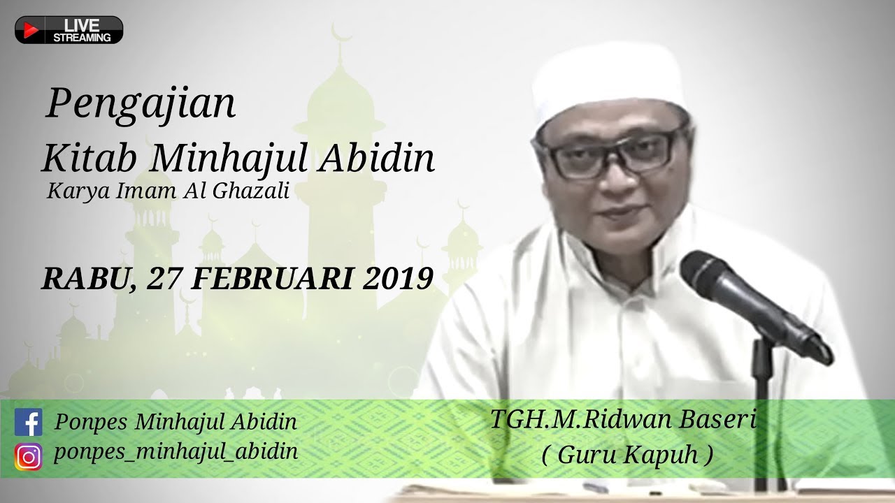 GURU KAPUH, MINHAJUL ABIDIN 27 FEBRUARI 2019