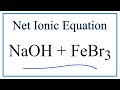 Balancing Net Ionic Equations