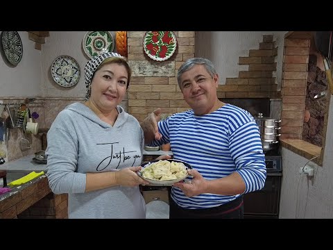 МАНТЫ из 🎃ТЫКВЫ. МАНТЫ из🥩 МЯСА! Наш🔥 УЗБЕКСКИЙ😋 домашний рецепт.