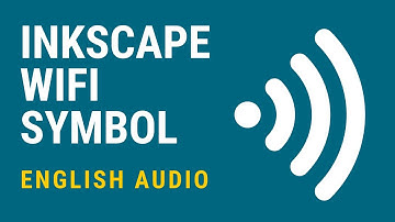 Inkscape Tutorial: Wifi Symbol (With Audio, English)