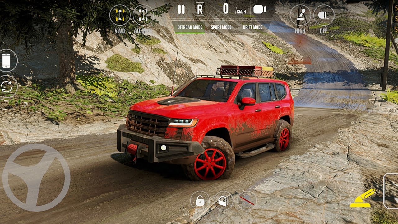 OFF - ROADING IN CAR