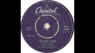 Watch Peggy Lee You Dont Know video