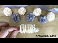 DIY Ribbon Flower/How to Make Ribbon Roses/Amazing Ribbon Flower Trick/Easy Making with Needle/Cute