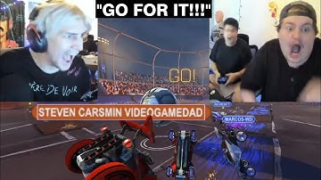 xQc, Jesse & Poke Playing Rocket League Together As A "Team" Highlights