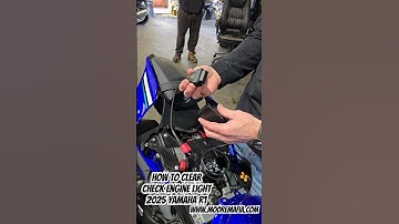 How To Clear Check Engine Light 2025 Yamaha R1