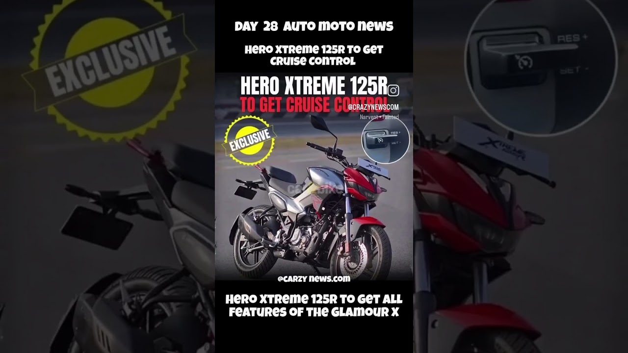 Day 28 Hero Xtreme 125r cruise control 