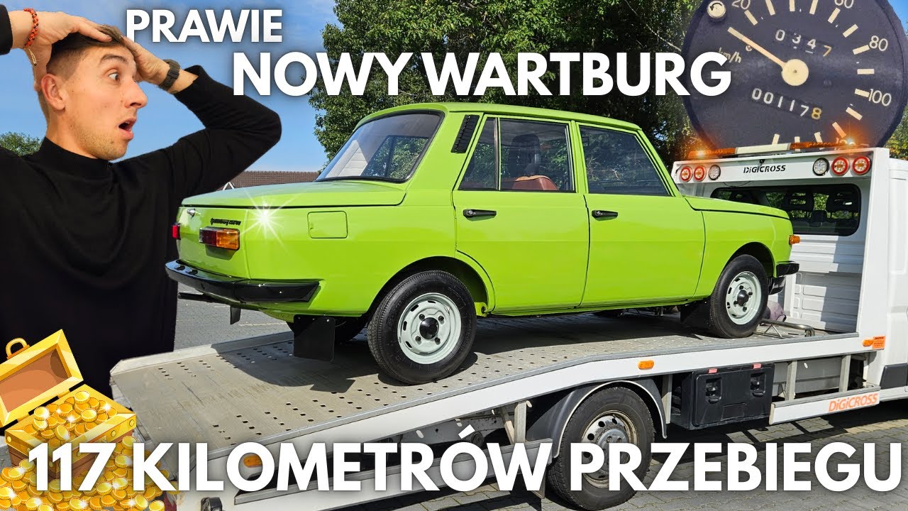 ODNALEZIONY (prawie) NOWY WARTBURG 353W Z 1986 ROKU!