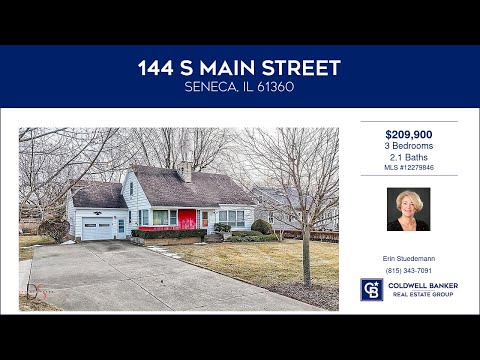 144 S Main Street, Seneca, IL home video tour