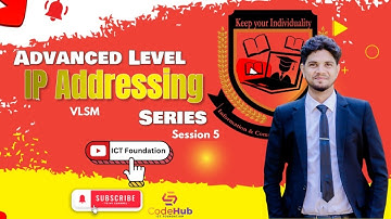 VLSM| IP Addressing|Session 5| ICT  Foundation|Tamil|Computer Networking|Computer Science|S.N.VITHOO