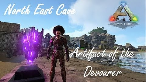 ARK: SURVIVAL EVOLVED | THE ISLAND | NORTH EAST CAVE WALKTHROUGH AND ARTIFACT OF THE DEVOURER!