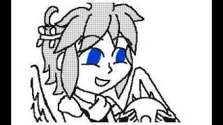 Kid Icarus Flipnote: Pit can't wait to eat this bagel!