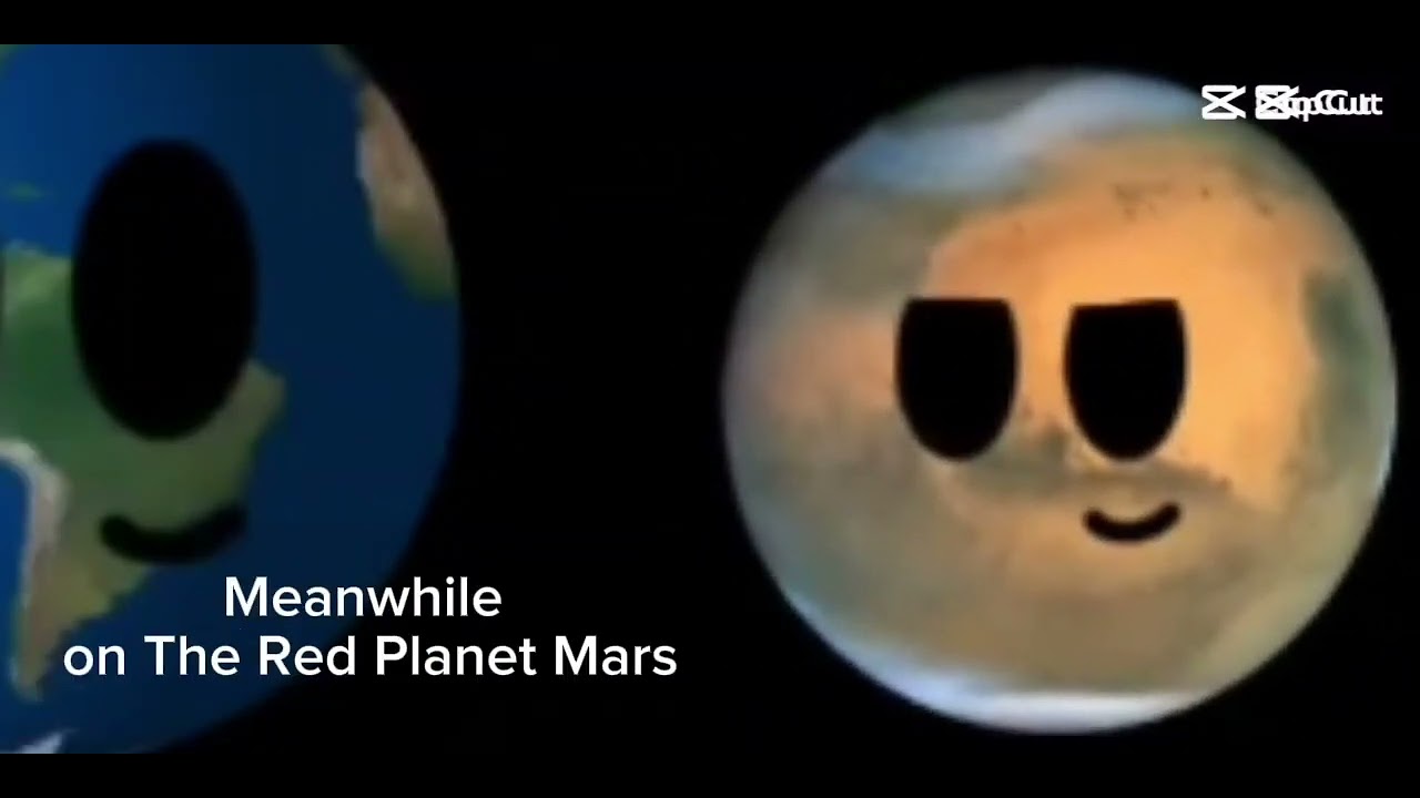 The Red Planet Mars Scene