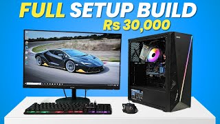 Rs 30,000 Full Setup🔥Gaming PC Build in 2024!