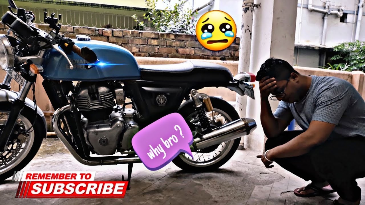 GT650 Tyre Puncture ft.Royal Enfield RSA ( road side assistance) - YouTube