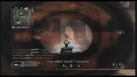 COD4 triple dragunov kill