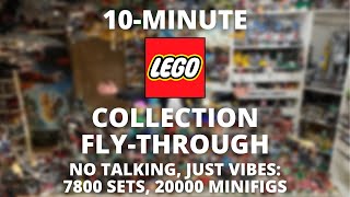 10 Minute Mive Lego Collection Room Tour 7800 Sets, 20K Minifigs - No Talking, Just Vibes.