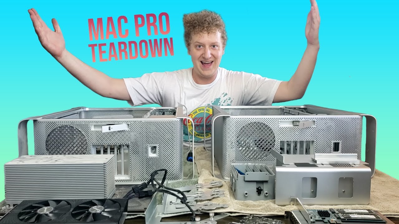 Mac Pro 5,1 Disassembly & Case Swap - YouTube