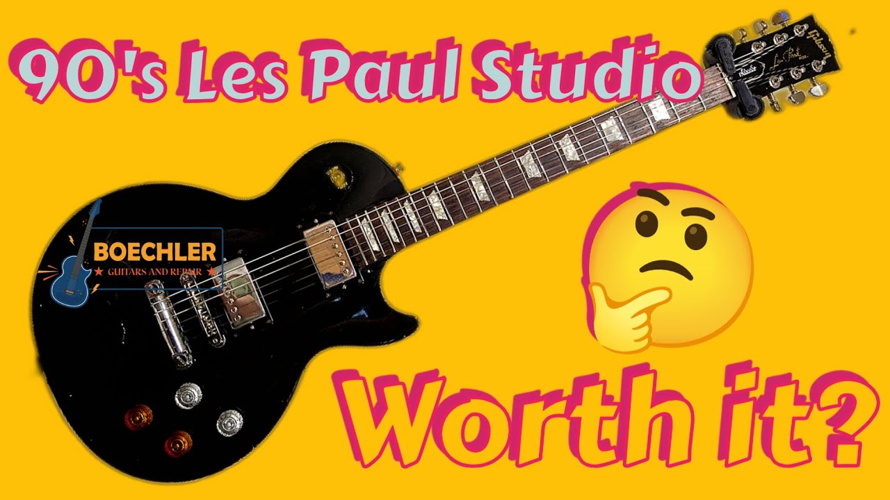 Gibson Les Paul Studio 90年代 I Took a Chance on a Cheap 90's Les Paul Studio - YouTube