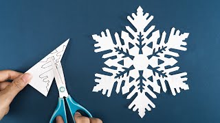 NEW Paper Snowflakes - Christmas Decorations - How to make Snowflakes out of paper