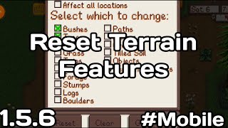 Reset Terrain Features Mod - Stardew Valley Mobile 1.5.6