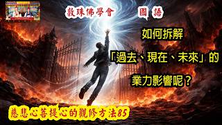 如何拆解「過去、現在、未來」的業力影響呢？(國語) 85慈悲心與菩提心的觀修方法 啤嗎哈尊金剛上師 敦珠佛學會