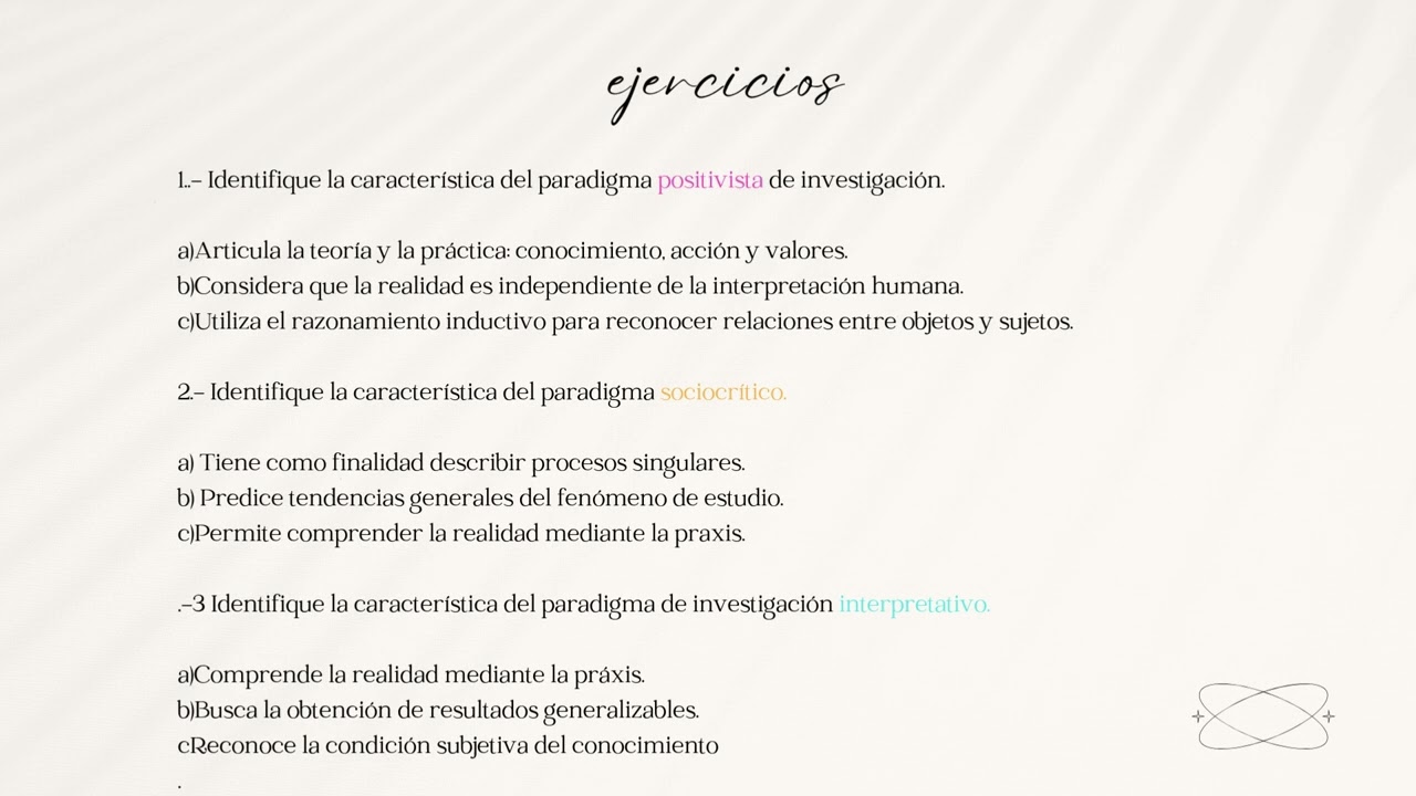 PARADIGMAS DE LA INVESTIGACIÓN EXANI III