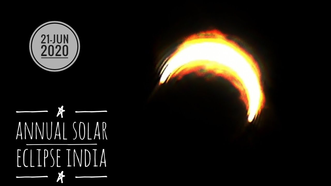 Solar Eclipse India 2020 | Multiple Camera Coverage