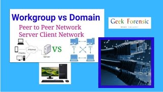 Difference between workgroup and domain